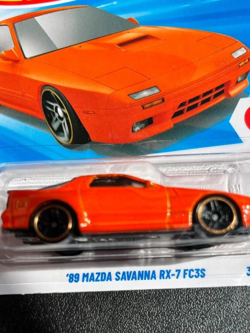 Hot Wheels 89 Mazda Savanna RX-7 FC3S Orange 112/250 HW J-Imports 5/10 Diecast
